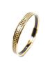 Hermes Leather Goods Gold Toned Enamel Bangle PM One size - photo 1