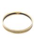 Hermes Leather Goods Gold Toned Enamel Bangle PM One size - photo 2