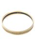 Hermes Leather Goods Gold Toned Enamel Bangle PM One size - photo 3
