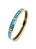 Hermes Leather Goods Blue Enamel Bangle PM One size - photo 1