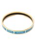 Hermes Leather Goods Blue Enamel Bangle PM One size - photo 3