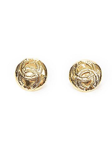 Chanel CC Round Clip On Earrings (view 1)