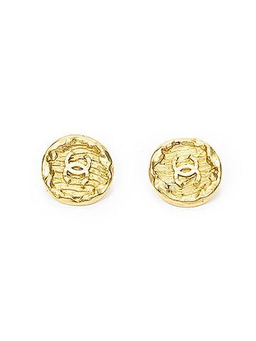 Chanel CC Round Clip On Earrings (view 1)