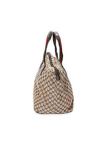 Gucci Large Web Shopping Tote (view 2)