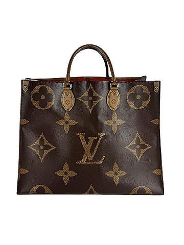 Louis Vuitton Louis Vuitton LOUIS VUITTON Monogram Reverse OnTheGo GM Handbag, Brown, Men's/Women's, M44576 z10583 (view 1)