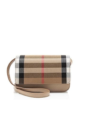 Burberry Burberry Madison Check Crossbody Bag (view 1)