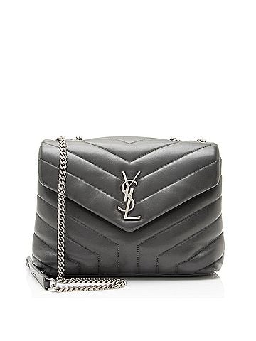 Saint Laurent Saint Laurent Matelasse Calfskin Monogram LouLou Chain Small Shoulder Bag (view 1)