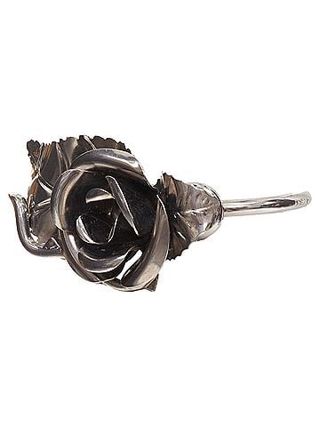 Prada Prada rose bangle metal 3D flower petals bracelet (view 1)