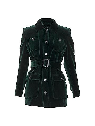 Saint Laurent Saint Laurent Saharienne velvet jacket (view 1)