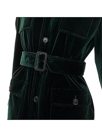 Saint Laurent Saint Laurent Saharienne velvet jacket (view 2)