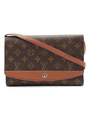 Louis Vuitton LOUIS VUITTON Louis Vuitton Monogram Bordeaux 24 Shoulder Bag Clutch Second M51798 (view 1)