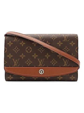 Louis Vuitton LOUIS VUITTON Louis Vuitton Monogram Bordeaux 24 Shoulder Bag Clutch Second M51798 (view 2)