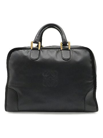 Loewe LOEWE Amazona 40 Anagram Handbag Boston Bag Travel Leather Black (view 2)