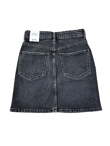 Zara Denim Skirt (view 2)