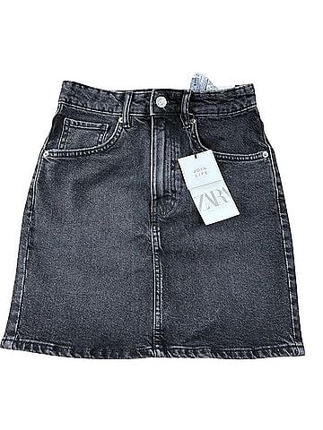 Zara Denim Skirt (view 1)