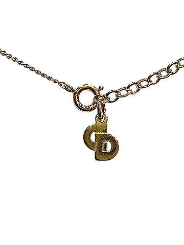 Christian Dior Christian Dior necklace, accessory. Total weight 4.0g, 43cm, GP (gold plated). (view 2)