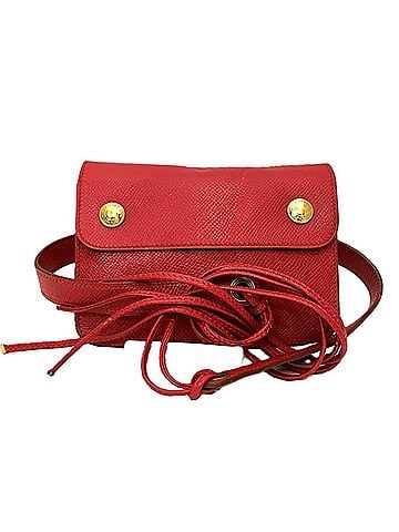 Hermès Hermes HERMES Pochette Green Waist Bag Courchevel (view 1)