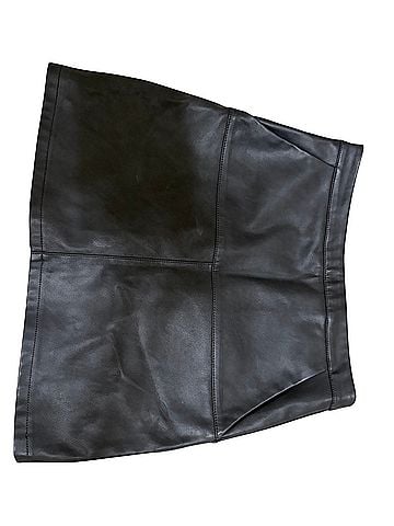 Shinestar Leather Skirt (view 1)