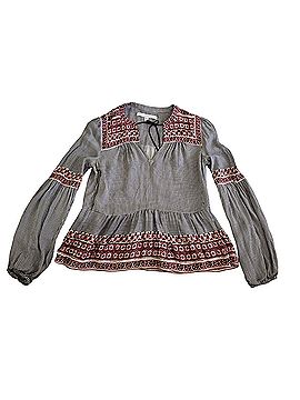 Veronica Beard Long Sleeve Blouse (view 1)