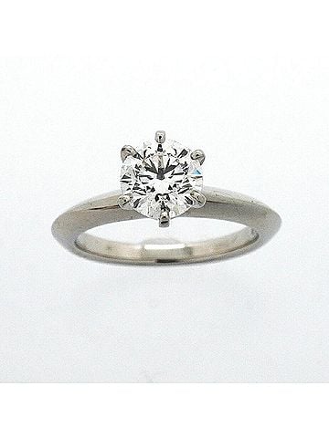 Tiffany & Co. Tiffany &amp; Co. Solitaire Ring, 1PD (One Diamond), Pt950 Platinum, 0.73ct Diamond (Women's) (view 2)