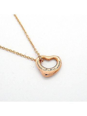 Tiffany & Co. Tiffany &amp; Co. Heart Necklace, 18K Pink Gold, Women's (view 2)