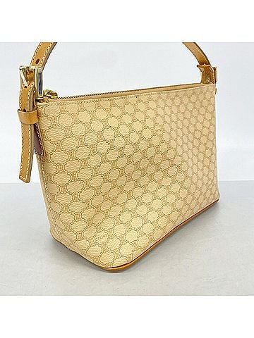 Céline Celine Macadam handbag, beige, women's. (view 2)