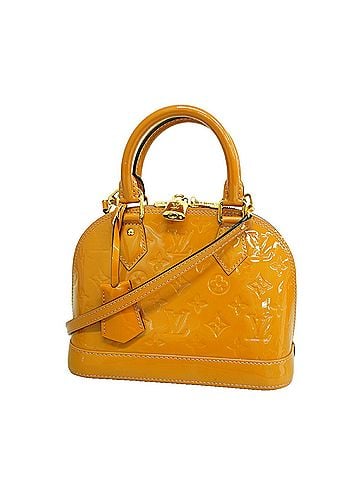 Louis Vuitton Louis Vuitton Alma BB Vernis Handbag M91585 Rose Velour 2-way bag for women (view 1)