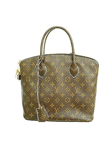 Louis Vuitton Louis Vuitton Monogram Shiny Lockit Handbag M40597 Brown Women's (view 1)