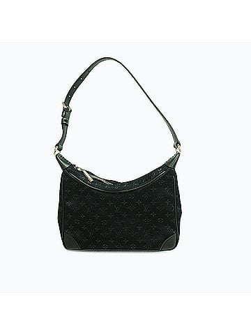 Louis Vuitton Louis Vuitton Monogram Satin Little Boulogne Bag/Pouch M92142 Noir (Women's) (view 1)
