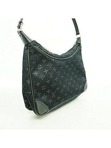 Louis Vuitton Louis Vuitton Monogram Satin Little Boulogne Bag/Pouch M92142 Noir (Women's) (view 2)