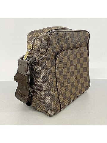Louis Vuitton Louis Vuitton Damier Olaf PM Shoulder Bag N41442 Ebene Women's (view 2)