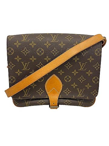 Louis Vuitton Louis Vuitton Monogram Cartouchiere GM Shoulder Bag M51252 Brown Women's (view 1)