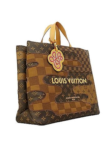 Louis Vuitton Louis Vuitton Monogram Landscape Shopper Tote MM M15274 Brown 2-way bag NIGO Women's (view 2)