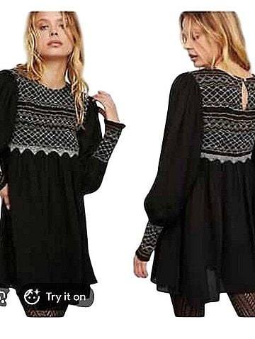Free People Late Night Picnic Dress Casual Dress (view 1)