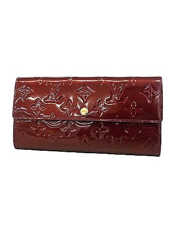 Louis Vuitton Louis Vuitton Vernis Portefeuille Sarah Long Wallet M91521 Rouge Fauviste (Women's) (view 1)