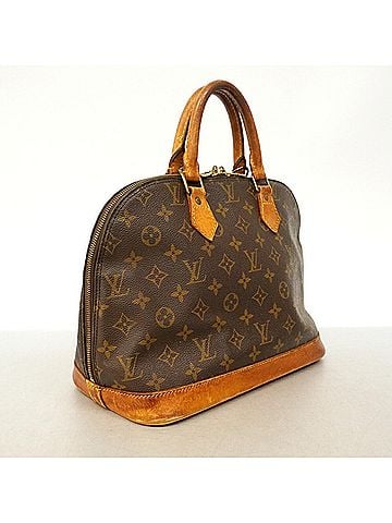 Louis Vuitton Louis Vuitton Alma Monogram Handbag M51130 Brown Women's (view 2)