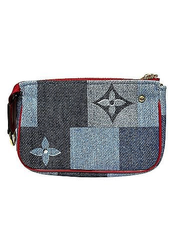 Louis Vuitton Louis Vuitton Micro Pochette Accessoires Wallet/Coin Case, Monogram Denim, Denim x Leather, M68760 (view 2)
