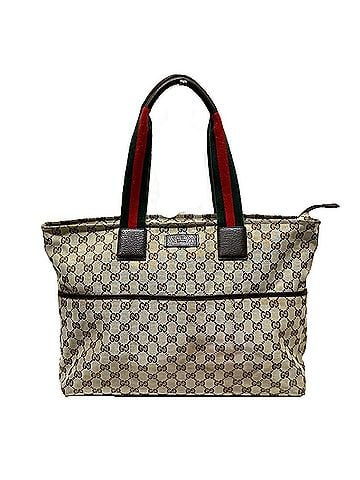 Gucci Gucci GUCCI Mother's Bag Tote Sherry Line Canvas Leather 155524 (view 1)