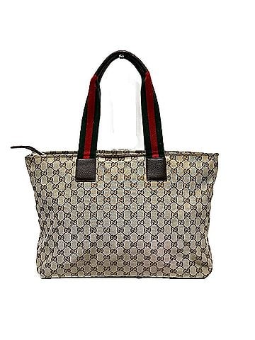 Gucci Gucci GUCCI Mother's Bag Tote Sherry Line Canvas Leather 155524 (view 2)