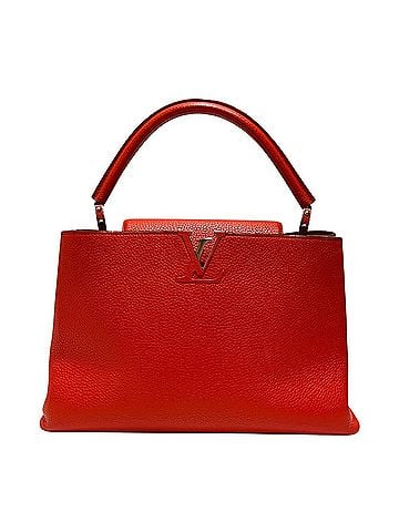 Louis Vuitton Louis Vuitton Capucines MM Handbag, Parnasséa, Taurillon Leather, M48867 (view 1)