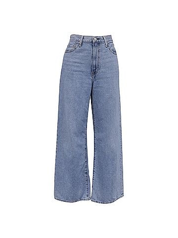 Levi's Levi's High-Rise Wide-Leg Jeans in Blue Cotton (view 1)