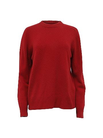 LOULOU LouLou Studio Safi Sweater in Red Cashmere (view 1)