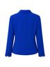 Nina Mclemore 100% Wool 100% Silk Blue Blazer Size 8 - photo 2
