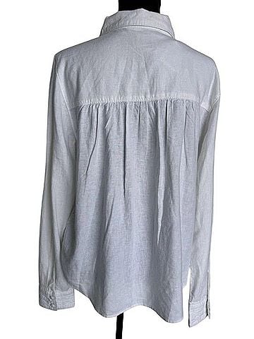 Joie Pintuck Button-Front Blouse Long Sleeve T-Shirt (view 2)