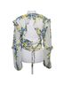 Privy 100% Polyester 100% Polyester Floral White Short Sleeve T-Shirt Size M - photo 2