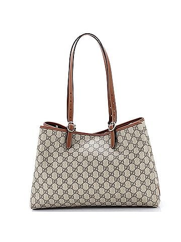 Gucci Emblem Tote GG Coated Canvas Large (view 1)