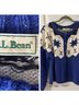 L.L.Bean Stars Blue White Cardigan Size XL - photo 4