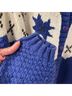 L.L.Bean Stars Blue White Cardigan Size XL - photo 8