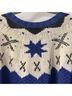 L.L.Bean Stars Blue White Cardigan Size XL - photo 7