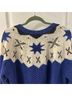 L.L.Bean Stars Blue White Cardigan Size XL - photo 6